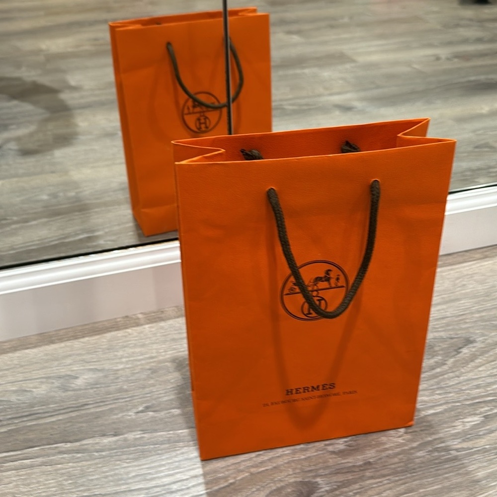 Hermes LOGO  small gift bag